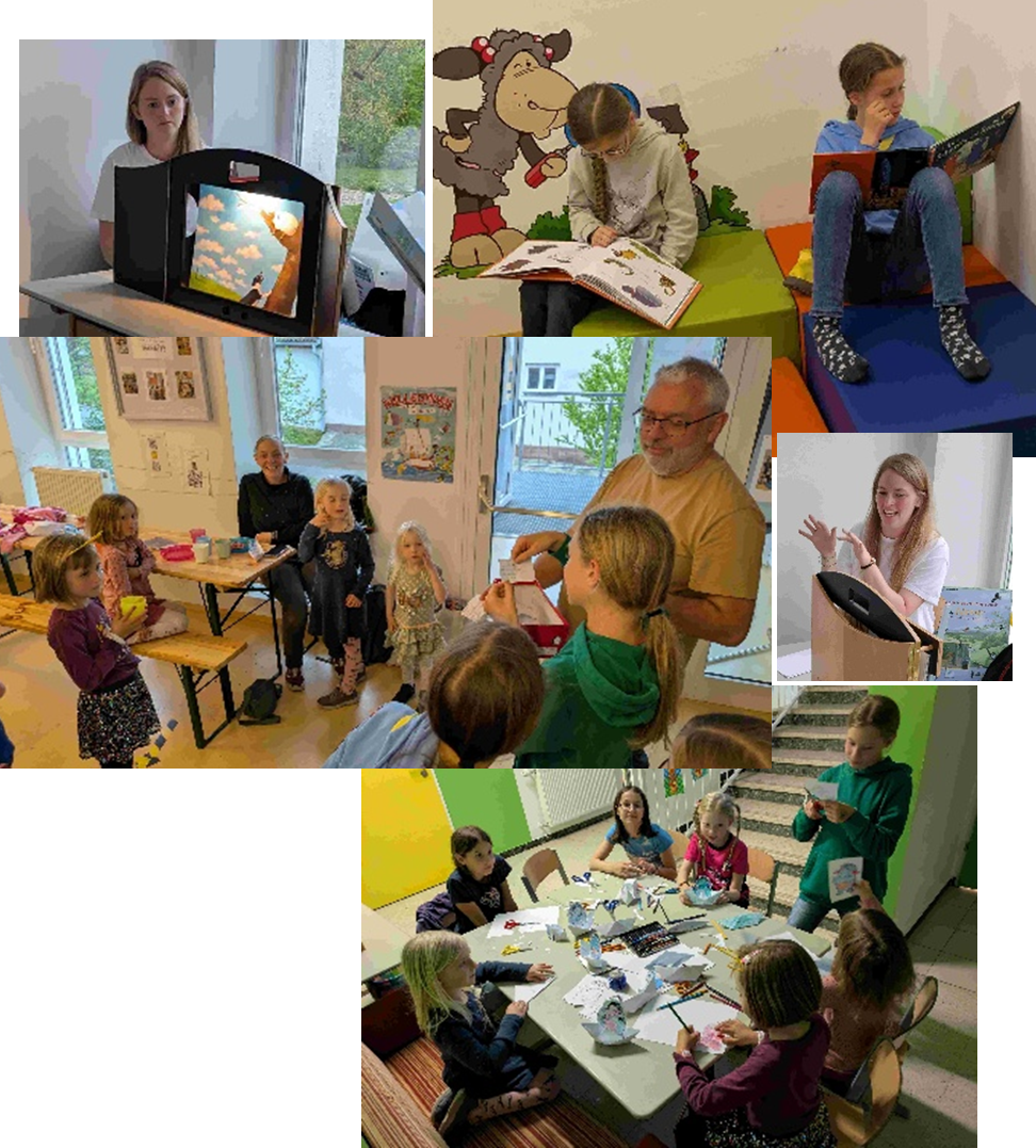 Ein paar Fotos von "Lange Nacht der BibliOÖtheken 2025" als Collage