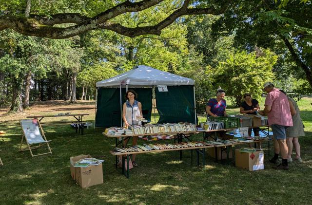 Flohmarkt der Bibliothek Hagenberg am Schlossfest 2024