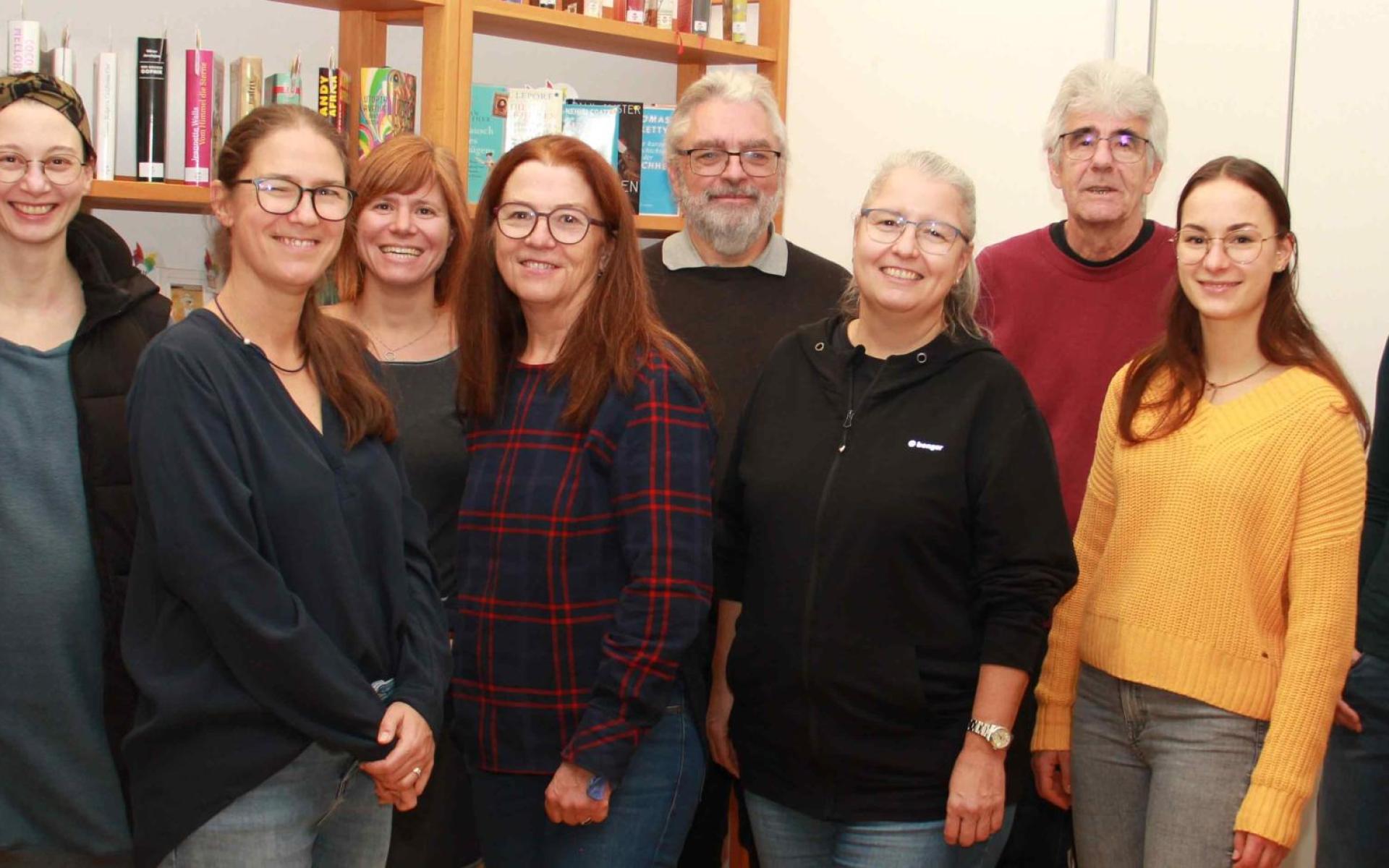 Bild des Bibliothekteams