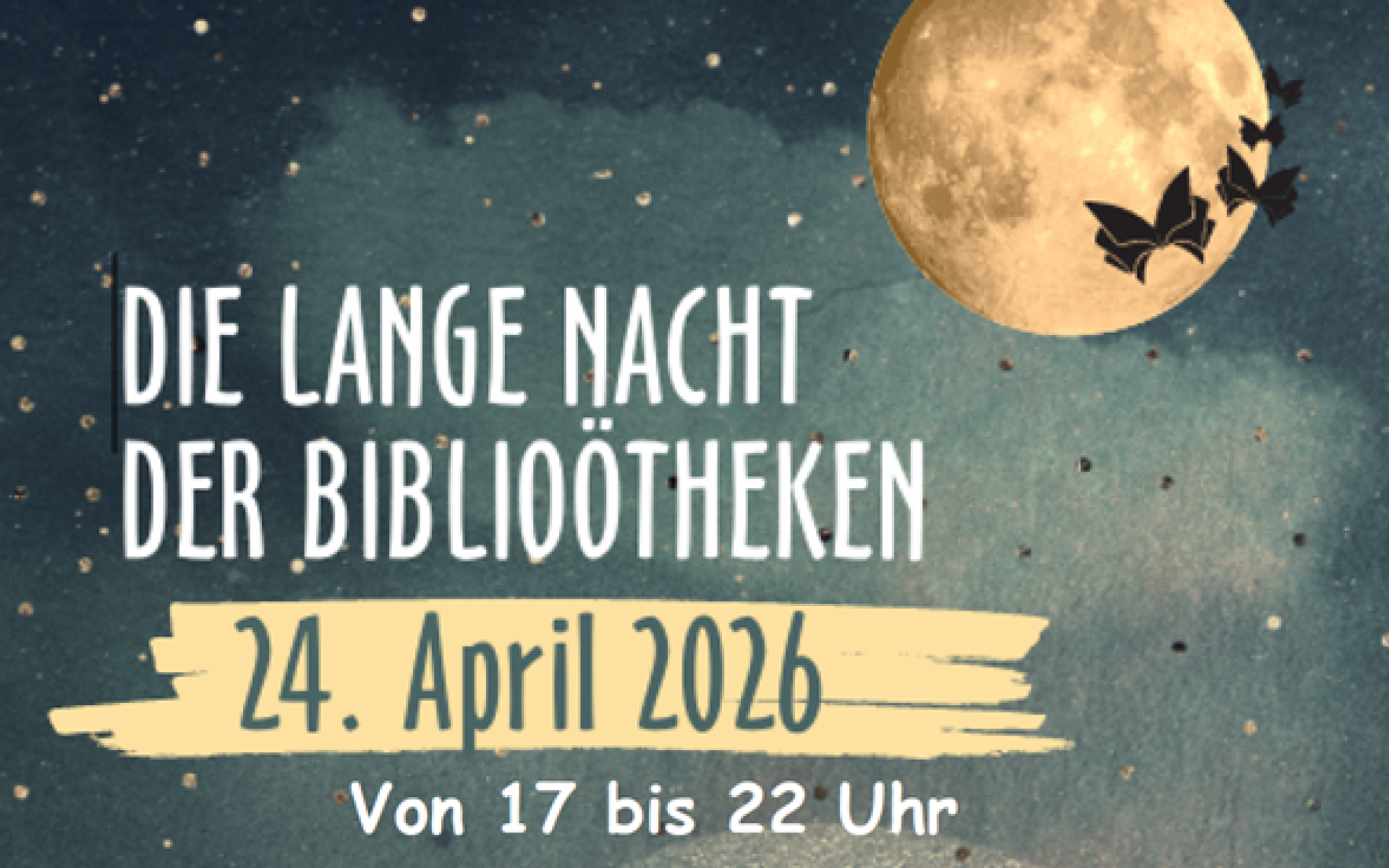 Lange Nacht der BibliOÖtheken, 24.04.2026, 17:00 - 22:00