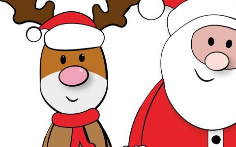 Nikolaus und Rentier